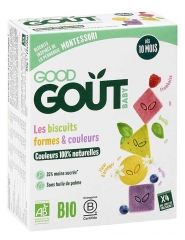 Good Go&ucirc;t Les Biscuits Formes &amp; Couleurs D&egrave;s 10 Mois Bio 80 g
