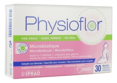Saforelle Physioflor Oral Probiotiques Microbiote Intime 30 G&eacute;lules Capsules
