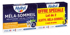 Alvityl M&eacute;la-Sommeil Nuit Lot de 2 x 30 G&eacute;lules