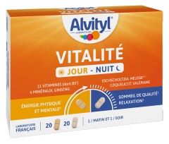 Alvityl Vitalit&eacute; 20 Comprim&eacute;s Jour + 20 Comprim&eacute;s Nuit