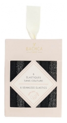 El&aacute;sticos sem Costura Bachca Preto & Lurex x6
