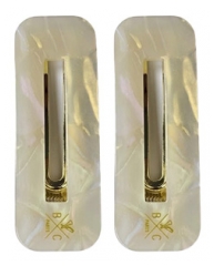 Bachca Mother-of-Pearl Hair Clips 2 pieces