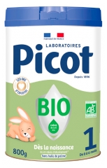 Picot Milk 1 from 0 to 6 Months Organic 800 g