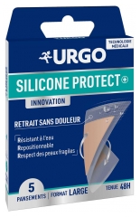Urgo Silicone Protect 5 Plastr&oacute;w Duże