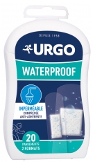 Urgo Waterproof 2 Sizes 20 Dressings