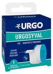 Urgo Urgosyval Balts Auduma Plāksteris 5 m x 2,5 cm