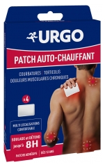 Urgo Cerotto Autoriscaldante 8H 4 Cerotti Adesivi