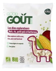 Good Go&ucirc;t Dino Odkrywcy Kukurydza Ryż Groszek i Burak Bio 35 g