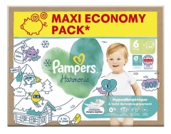 Pampers Harmonie Maat 6 Maxi Pack 64 Luiers (13 kg en +)