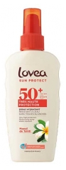 Lovea Fuktgivande Spray Mono&iuml; de Tahiti Mycket H&ouml;gt Skydd SPF50+ 150 ml
