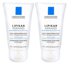 La Roche-Posay Lipikar Xerand Cr&egrave;me Mains Lot de 2 x 50 ml