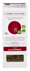 L'Herb&ocirc;thicaire L'Herb&ocirc; 15 Tisana Amamenta&ccedil;&atilde;o Complexo de Plantas para Tisana Bio 100 g