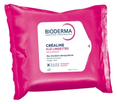 Bioderma Cr&eacute;aline H2O Micellar Cleansing Water 25 Wipes