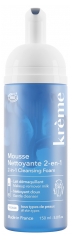 Kr&egrave;me Mousse Nettoyante 2en1 Bio 150 ml