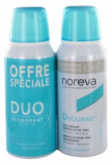 Noreva Deoliane Compressed Dermo-Active 24H Deodorant 2 x 100ml
