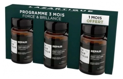 Lazartigue Repair Force &amp; Brillance Lot de 3 x 30 G&eacute;lules