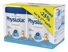 Physiolac Groei 3 12 tot 36 Maanden Partij van 2 x 800 g