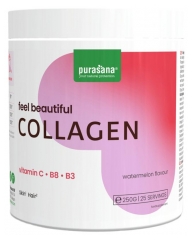 Purasana Feel Beautiful Collagen Powder Watermelon Flavor 250g