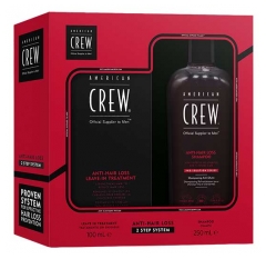 American Crew &Scaron;ampon proti vypad&aacute;v&aacute;n&iacute; vlasů 250 ml + P&eacute;če proti vypad&aacute;v&aacute;n&iacute; vlasů 100 ml
