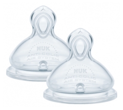 NUK First Choice 2 T&eacute;tines Per&ccedil;age XL 6 Mois et +