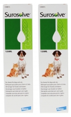 Surosolve Nettoyant Auriculaire Chiens et Chats Lot de 2 x 125 ml