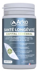 Arkopharma Sant&eacute; Long&eacute;vit&eacute; Capital C&eacute;r&eacute;bral 60 G&eacute;lules