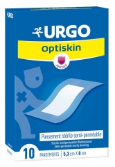 Urgo Optiskin Steriili Puolil&auml;p&auml;isev&auml; Sidos 5,3 x 8 cm 10 Sidosta