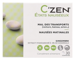 Bausch + Lomb C'Zen Stany Nudności 30 Tabletek