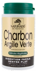 Naturado en Provence Aktivkohle Gr&uuml;ne Tonerde 120 pflanzliche Kapseln