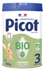 Picot Leche de Crecimiento 3 Desde 10 Meses Bio 800 g