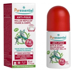 Puressentiel Bite & Sting Repellent Roll-On Face & Body 50ml