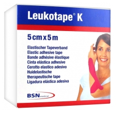 Essity Leukotape K Bandă de Kinesiologie pentru Taping 5 cm x 5 m