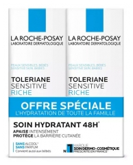 La Roche-Posay Tol&eacute;riane Sensitive Riche komplekts 2 x 40 ml
