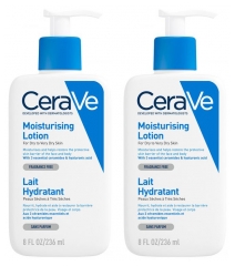 CeraVe Mitrino&scaron;ais Losjons 2 x 236 ml iepakojums