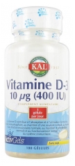 Kal Vitamine D-3 10 &micro;g (400 IU) 100 Capsules
