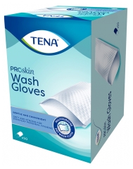 Tena ProSkin Wash Glove 50 guantes de aseo