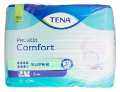 Tena ProSkin Comfort Super 36 Protecciones Anat&oacute;micas