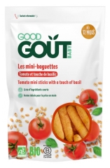 Good Go&ucirc;t Mini Bagietki z Pomidorem i Bazylią Od 12 Miesięcy Ekologiczne 70 g