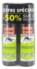 Cinq sur Cinq Ugnies (Temperature Zones) Anti-Mosquito Lotion 2 x 100 ml pakuotė