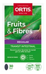 Ortis Frutas & Fibras Regular 30 Comprimidos
