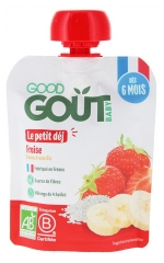 Good Go&ucirc;t Micul Dejun Căpșuni de la 6 Luni Bio 70 g