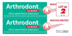 Arthrodont Classic Tandpasta til Tandk&oslash;d Pakke med 2 x 75 ml