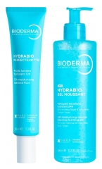 Bioderma Hydrabio Perfezionatore Fluido Illuminante Idratante 72H SPF30 40 ml + Gel Schiumogeno Detergente Micellare Idratante 24H 400 ml