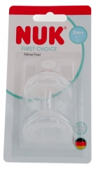 NUK First Choice 2 antikolikov&eacute; savičky, velikost otvoru S, od 0 měs&iacute;ců