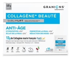 Granions Kollagen + Sk&ouml;nhet SublimLift 10 P&aring;sar