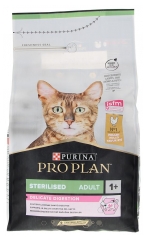 Purina Proplan Sterilizuotoms Suaugusioms Katėms Jautriai Vir&scaron;kinimo Sistemai Su Vi&scaron;tiena 1,5 kg