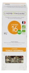 L'Herb&ocirc;thicaire L'Herb&ocirc; 16 Confort Tonus Hivernal Complexe de Plantes pour Tisane Bio 80 g