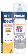 Insect Ecran Repelentn&iacute; Sprej proti Kom&aacute;rům na Pokožku pro Zamořen&eacute; Oblasti 100 ml + Zklidňuj&iacute;c&iacute; Gel po &Scaron;t&iacute;pnut&iacute; 20 g