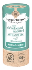 Respectueuse Deodorantul Meu Natural cu Mentă și Eucalipt Bio 50 g