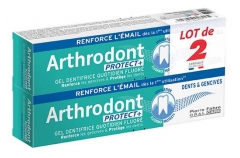 Arthrodont Protect + Ikdienas Fluorīda Zobu Gēls 2 x 75 ml iepakojumā